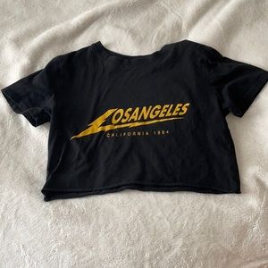 cropped brandy melville shirt